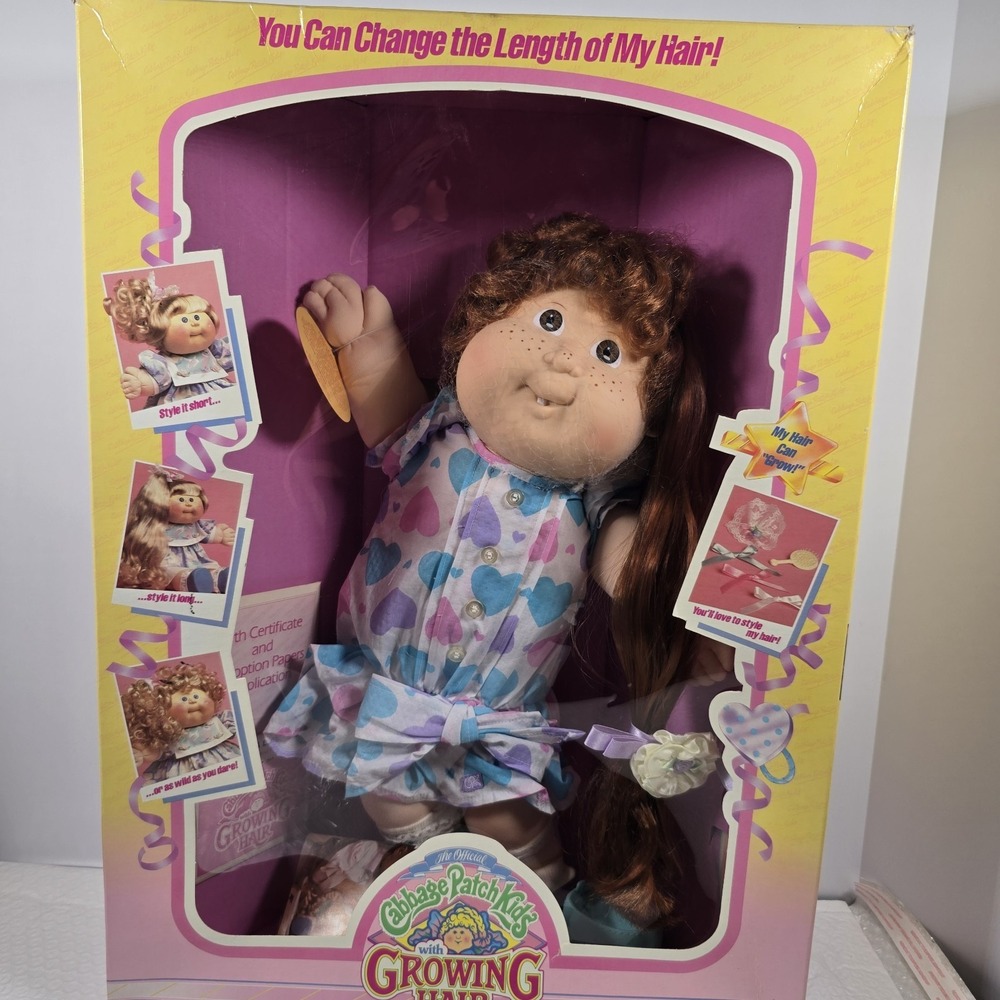 Cabbage Patch Kids Growing Hair Edition Doll  Clotilda Leonora 1988 Coleco VTG